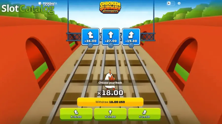 Chicken subway slot